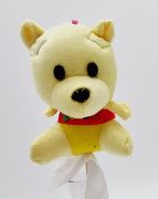  12cm magas plss figura, 20cm-es fa beszr plcn: LOVE maci