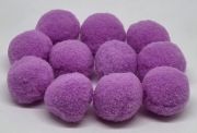  20mm-es, tmr gyapj pompon, goly: vilgoslila