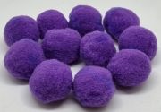  20mm-es, tmr gyapj pompon, goly: sttlila