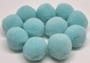  20mm-es, tmr gyapj pompon, goly: trkiz