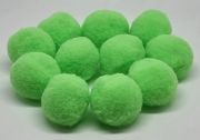  20mm-es, tmr gyapj pompon, goly: kiwizld