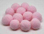 20mm-es, tmr gyapj pompon, goly: babarzsaszn