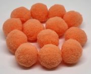  20mm-es, tmr gyapj pompon, goly: rett barack