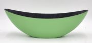  39cmx13cmx13cm-es nagymret, csnak alak, fnyes akril kasp: menta