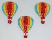  5cmx3,5cm-es ntapads, cuki szines lghaj: piros, narancssrga, citromsrga, kk