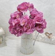  50cm-es, nagymret, 6 g x 18db 6cm tmrj virgokkal, leveles hortenzia csokor: mlyva