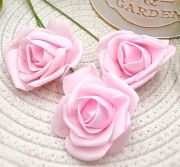  16cm-es drtos szr, 6-7cm fejtmrj,  polyfoam rzsa: rzsaszn