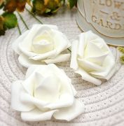  16cm-es drtos szr, 6-7cm fejtmrj,  polyfoam rzsa: trtfehr