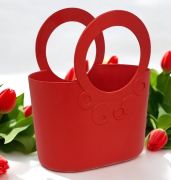  19cmx16,5cm-es, manyag dekor-virg tska: tzpiros