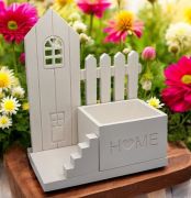  17cmx14cmx9cm-es kermia hzik, kertssel, lpcsval, tglalap alak HOME kaspval