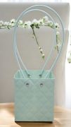  13cmx11cmx11cm + a fl=32cm, kocka alak, steppelt mints, vzhatlan papr virgtska: trkiz