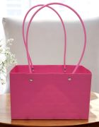  22cmx13cmx10cm + a fl=33cm, tglalap alak, steppelt mints, vzhatlan papr virgtska: magenta