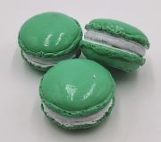  3cm tmrj, 2cm magas tndri, leth Macaron dekor: zld