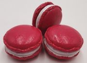  3cm tmrj, 2cm magas tndri, leth Macaron dekor: piros