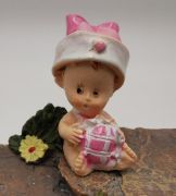  4cm-es pelusos-sapks bbi fodros prnval a kezben: rzsaszn lny