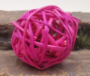  3,5cm tmrj rattan goly, hncs goly: pink