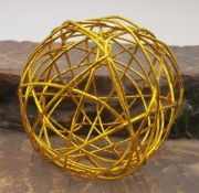  3,5cm tmrj rattan goly, drt goly: fnyes arany