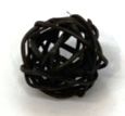  3,5cm tmrj rattan goly, hncs goly: fekete